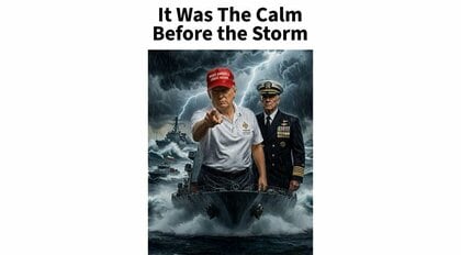 戦艦の先頭に立って指さす姿や宇宙人を連行するような画像も…トランプ大統領が自身のSNSにAI作成画像を連続投稿