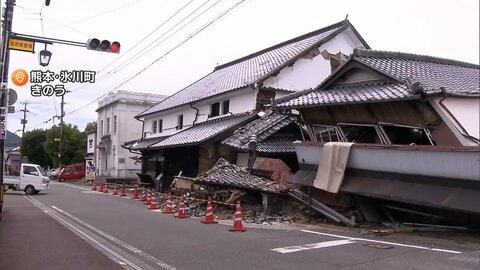 熊本地震からきょうで2週間　気象庁「今後1カ月程度、最大震度5弱程度以上の地震に注意を」