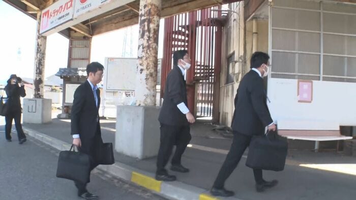 蒲原鉄道に国交省が立ち入り調査に入った　５月７日