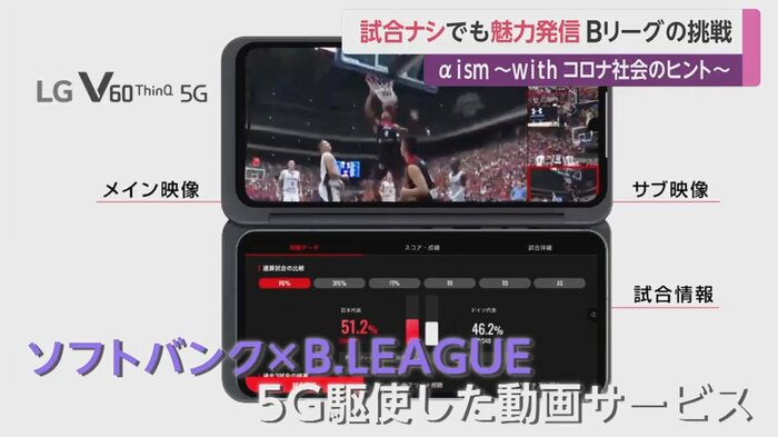 5G を駆使した動画サービス