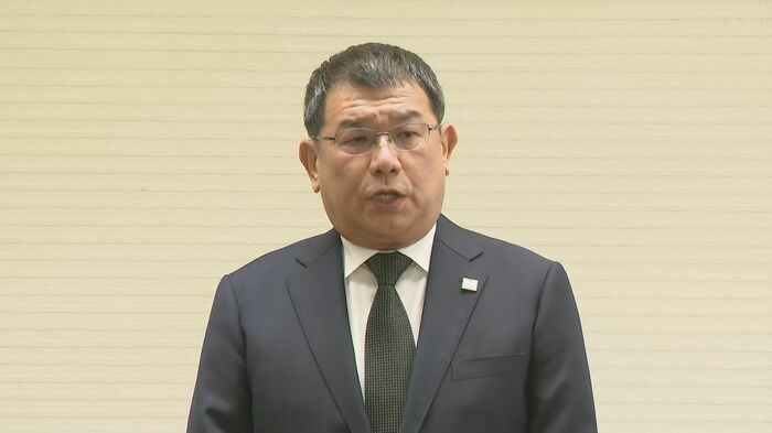 議員辞職を表明した中尾正幸･県議会議員