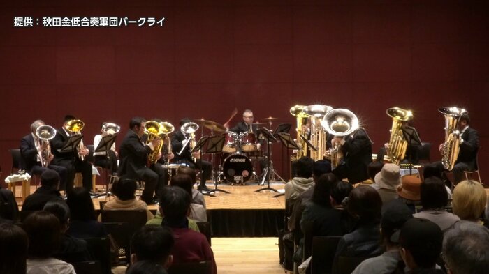 秋田市で開かれた演奏会(5月)