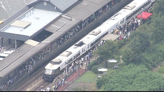 JR豊肥線 4年4カ月ぶりに全線再開(熊本)