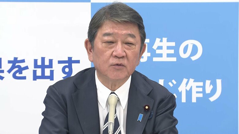 自民総裁選・茂木氏　連立拡大「首相指名の前が望ましいが、難しい問題」　戦後80年メッセージ「70年談話で区切りついている」と否定的｜FNNプライムオンライン