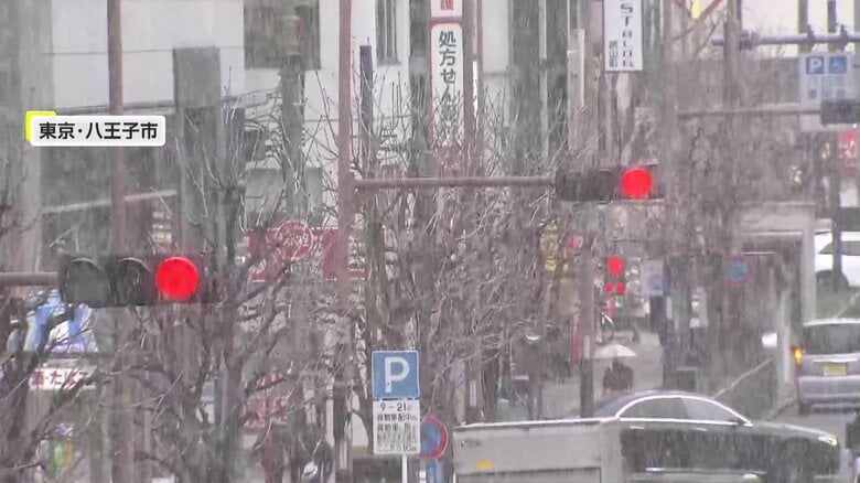 【警戒】東京23区も“春の雪”で積雪か…過去の状況はどうだった？鉄道遅延、自転車転倒、車立ち往生…1cm2cm10cmの積雪時を振り返る｜FNNプライムオンライン