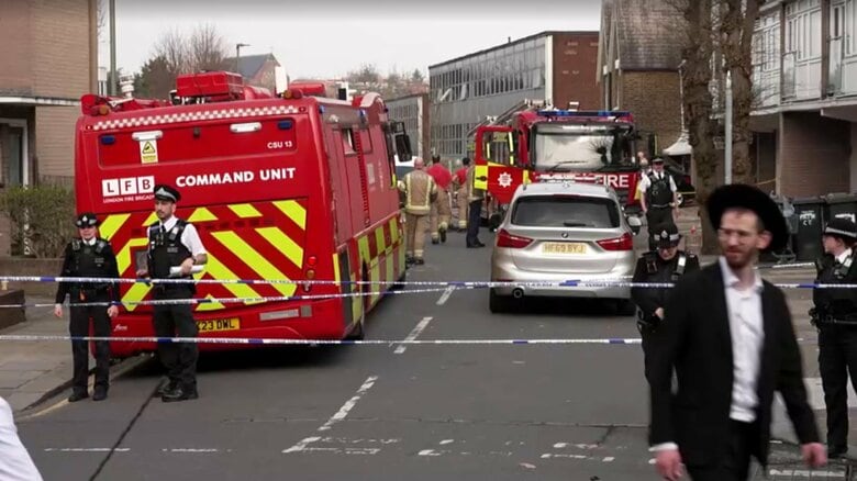 ユダヤ系団体救急車への放火事件で40代の男2人逮捕　反ユダヤ主義のヘイトクライムとして捜査｜FNNプライムオンライン