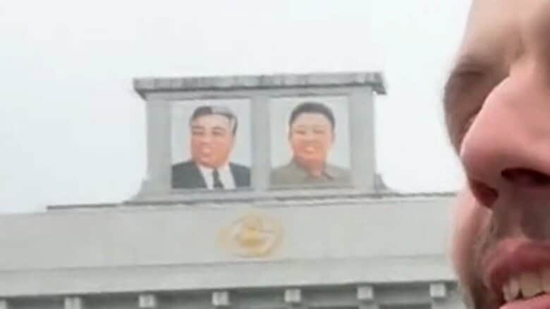 【独自入手】背後に金親子の肖像画…北朝鮮が約6年ぶり開催“国際マラソン大会”の内部映像　平壌市内巡るツアー販売・自由に写真撮影も　その思惑とは？｜FNNプライムオンライン