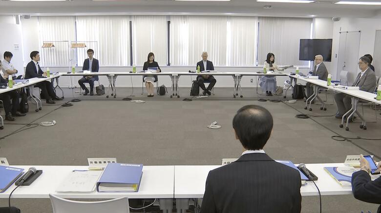 最低賃金「引き上げ幅」で労働者側は前年超える額求めるも企業側は慎重姿勢でまとまらず31日に改めて協議｜FNNプライムオンライン