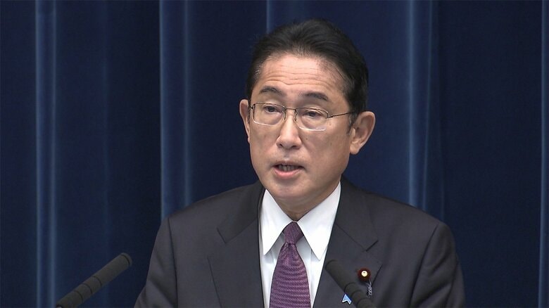 「国家安全保障戦略」など3文書が閣議決定されたことを受けて記者会見した岸田首相(12月16日)