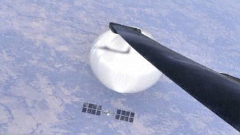 米上空現れた中国の“スパイ気球”