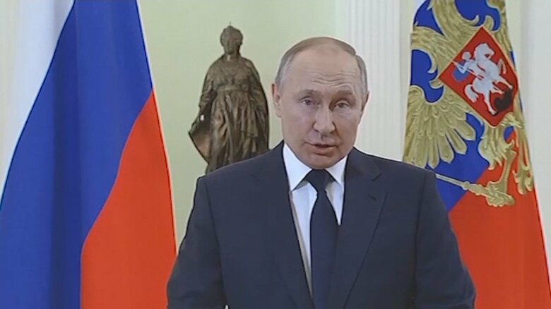 ロシア　プーチン大統領　8日公開