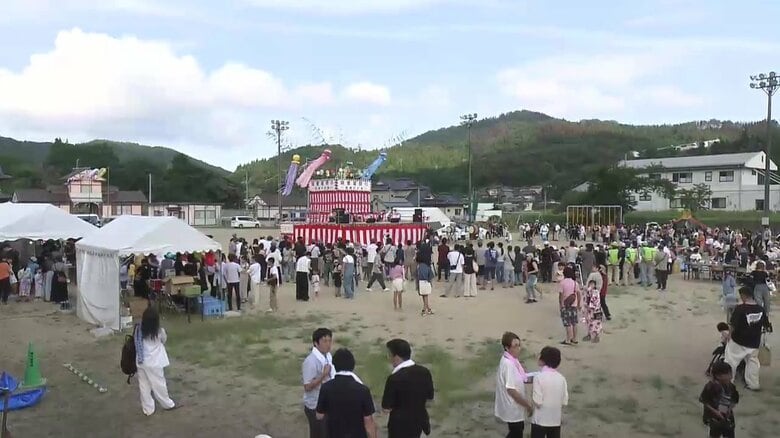 8月、三陸町綾里地区で夏祭りが復活