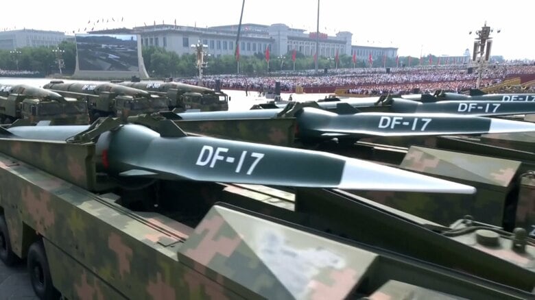 中国の極超音速“滑空体”ミサイル「DF-17」