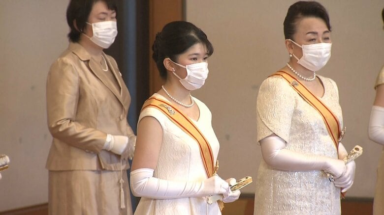 新年祝賀の儀で初公務に臨まれる愛子さま（1月1日）