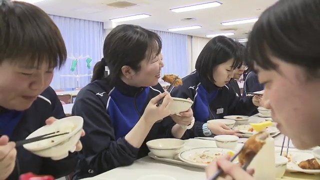 寝食をともにする初任科生たち