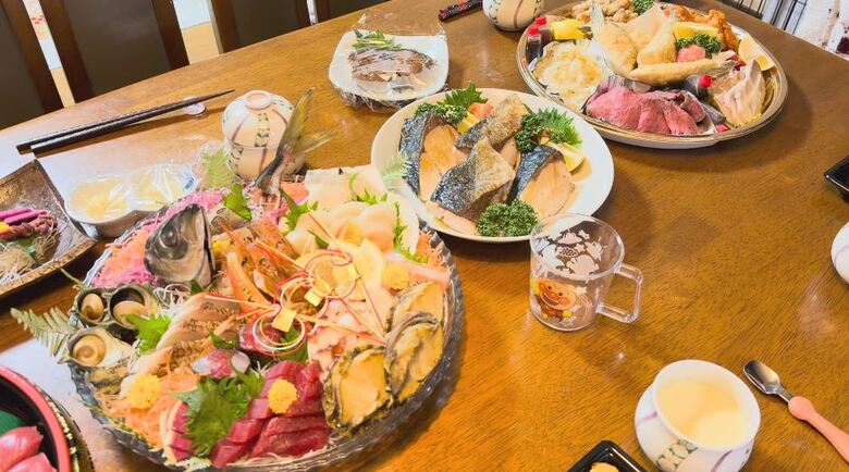 「お年取り」の食卓