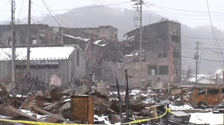 火災のあった輪島朝市