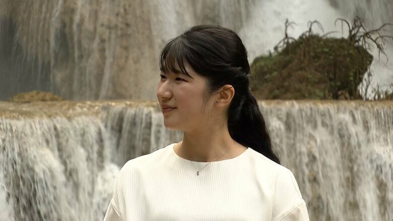 観光名所「クワンシーの滝」を訪問された（11月20日）