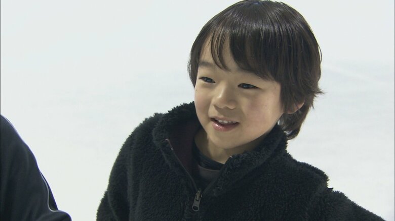 鍵山優真選手（当時5歳・2010年）富山スケートセンター