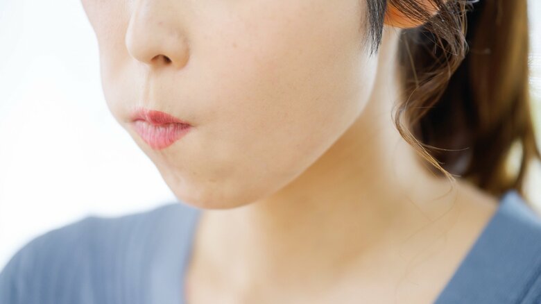 舌の位置と鼻呼吸を意識してみよう（画像はイメージ）