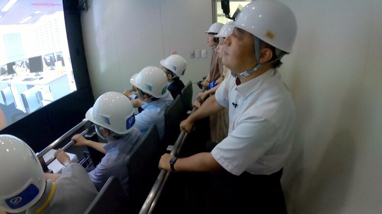 長周期地震動の揺れを体験