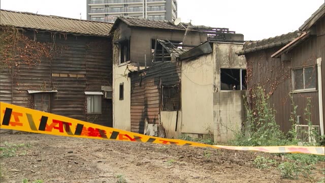 焼け跡から1人の遺体…深夜に住宅3棟が全焼する火事【岡山・倉敷市】