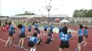 秋田市スポーツ少年団のつどい　小学生がスポーツやゲームで交流　大縄跳びやモルックに挑戦