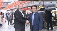 赤沢経産相と来日中のラトニック米商務長官が浅草へ…東京スカイツリーでワーキングランチ 日米首脳会談に向けて意見交換か