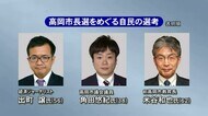 経済ジャーナリスト,市議,前市教育長が参加…7月の富山・高岡市長選 自民党の推薦候補決める公開討論会