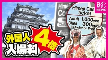 外国人は入場料「4倍」日本円で約4700円に　姫路城の値上げ案 「城の保存にはお金かかる」と市長