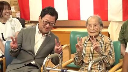 大正－令和を生きる108歳・寺田八重子さん　敬老の日を前に知事が訪問、長寿をお祝い【高知】