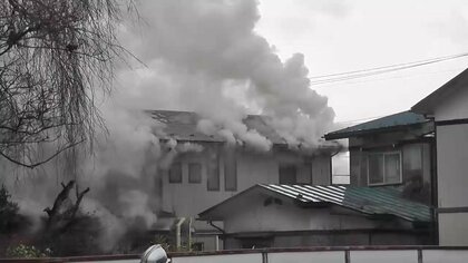 「2階から煙が」　住宅1棟焼く火事　岩手県盛岡市