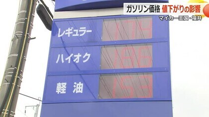 ガソリン定額補助「ありがたい！でももっと安くなって」　福井県内スタンドの8割が値下げ実施　さらなる下落を見越し“殺到”はなし