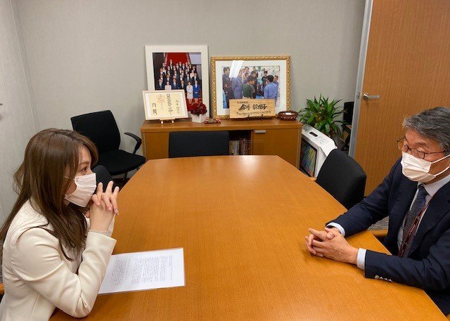 今井絵理子参議院議員と筆者