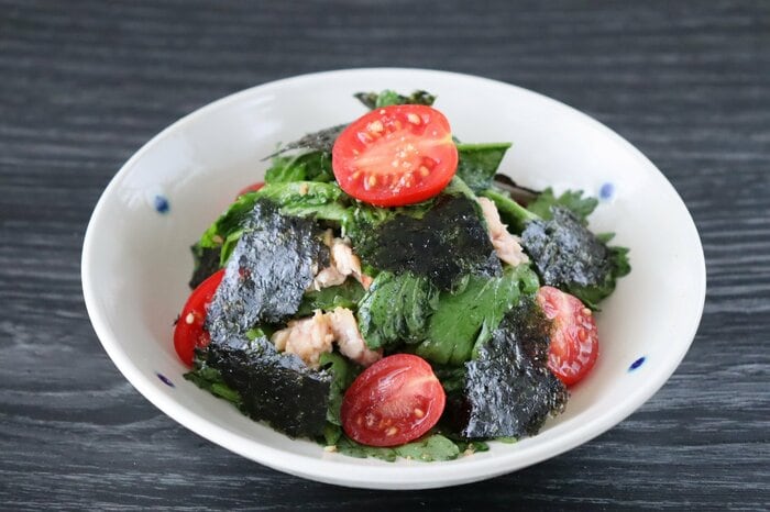 韓国海苔との相性がいいチョレギサラダ
