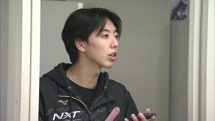 チームをけん引する3年生の牧野英汰さん