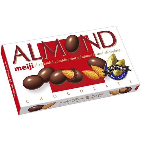 アーモンドチョコレートは内容量が9グラム減る