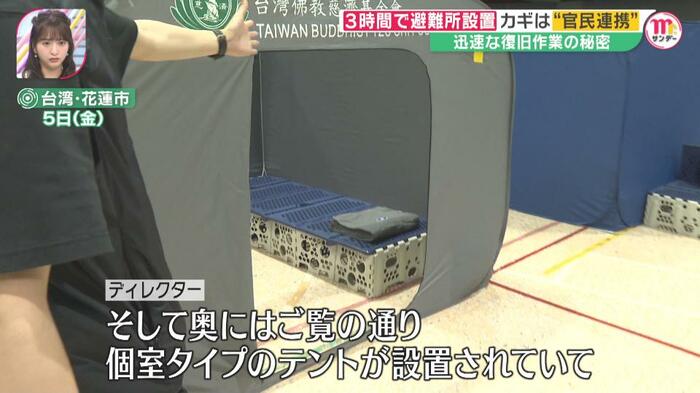 個室タイプのテント