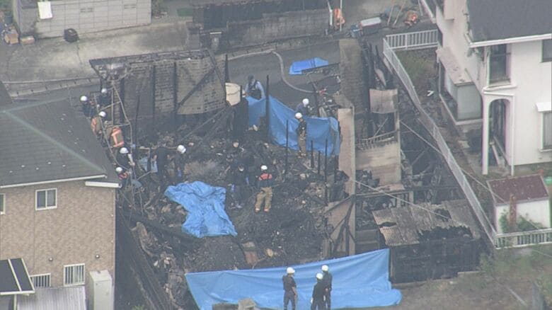 東広島市の住宅全焼火災 見つかった４人の遺体の身元判明　４人とも火災のあった家に住む家族　広島｜FNNプライムオンライン