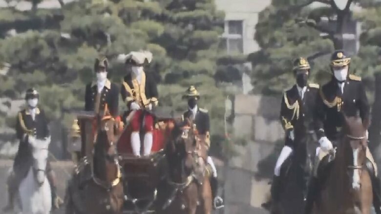 愛子様さま“ゆかりの馬”もデビュー　皇居への馬車列　３年ぶり再開　｜FNNプライムオンライン