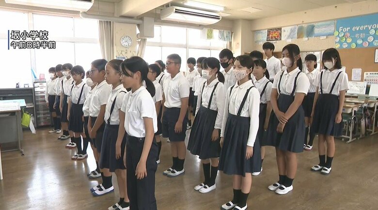 西日本豪雨からまもなく７年　「やっぱり忘れてはいけない」　被害受けた小学校で追悼朝会　広島・坂町｜FNNプライムオンライン
