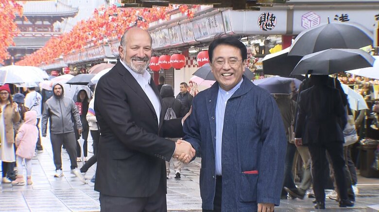 赤沢経産相と来日中のラトニック米商務長官が浅草へ…東京スカイツリーでワーキングランチ 日米首脳会談に向けて意見交換か|FNNプライムオンライン
