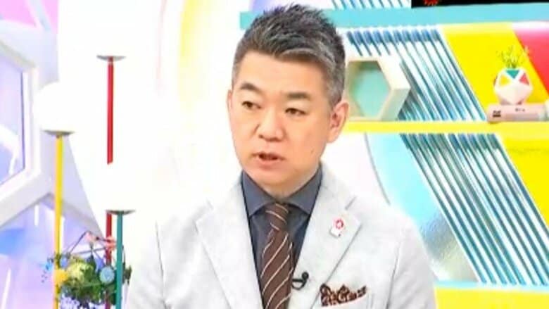 橋下徹氏 関西テレビ「ドっとコネクト」より