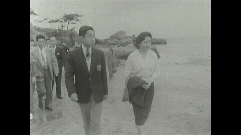 昭和34年5月 御用邸付近をご散策