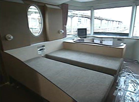 車両先頭のカシオペアスイート