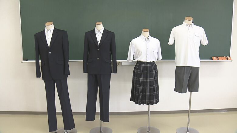 大分市立の中学校で導入される制服の標準服