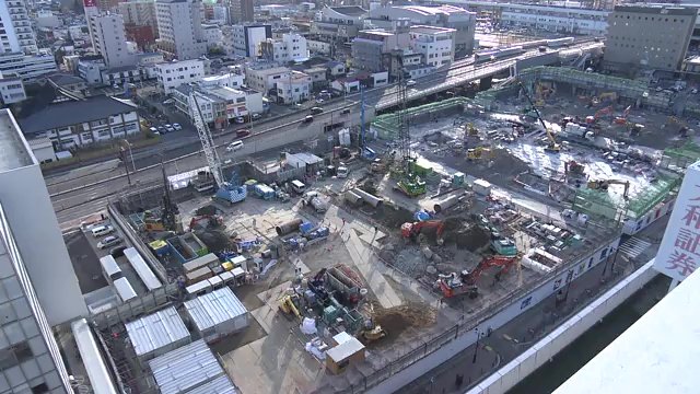 遅れているJR福島駅前の再開発