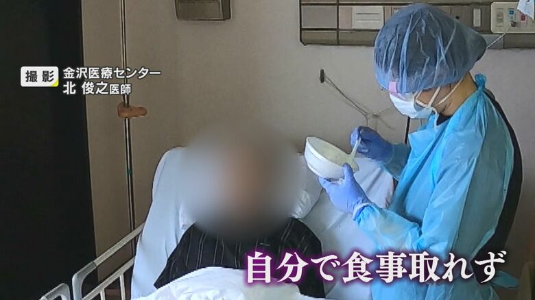 患者の中にはADL（日常生活動作）が低下する高齢者もいる