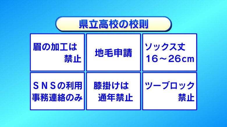 気になる高校の校則