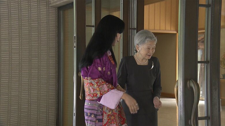 美智子さまは、ソナム王女を招いてお茶会を開かれた(2017年）